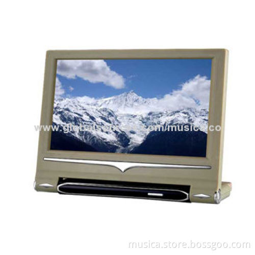 8" wide screen car headrest monitor, built-in USB/SD/touch screen